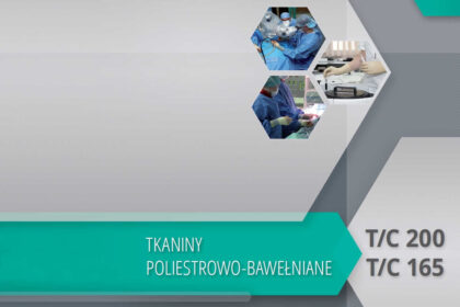 Tkaniny poliestrowo-bawełniane (odzież medyczna)